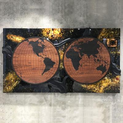 Панно из янтаря «Янтарная Галактика»